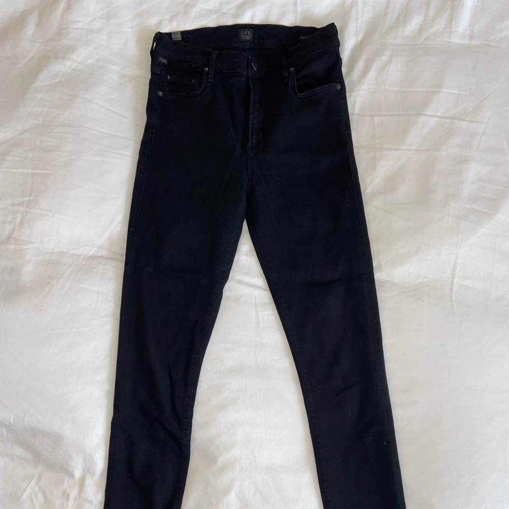 Citizen of Humanity Rocket High Rise Skinny Jean Size 29 Black